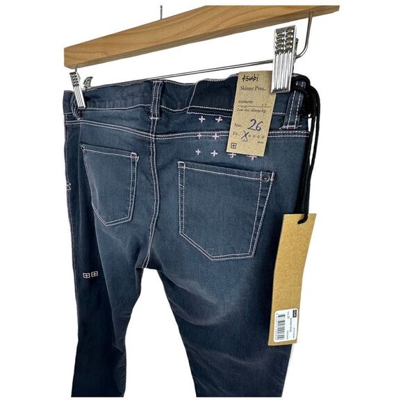 KSUBI Skinny Pins I'm Shady Women's Low Rise Skinny Jeans NWT 26 - Picture 6 of 8
